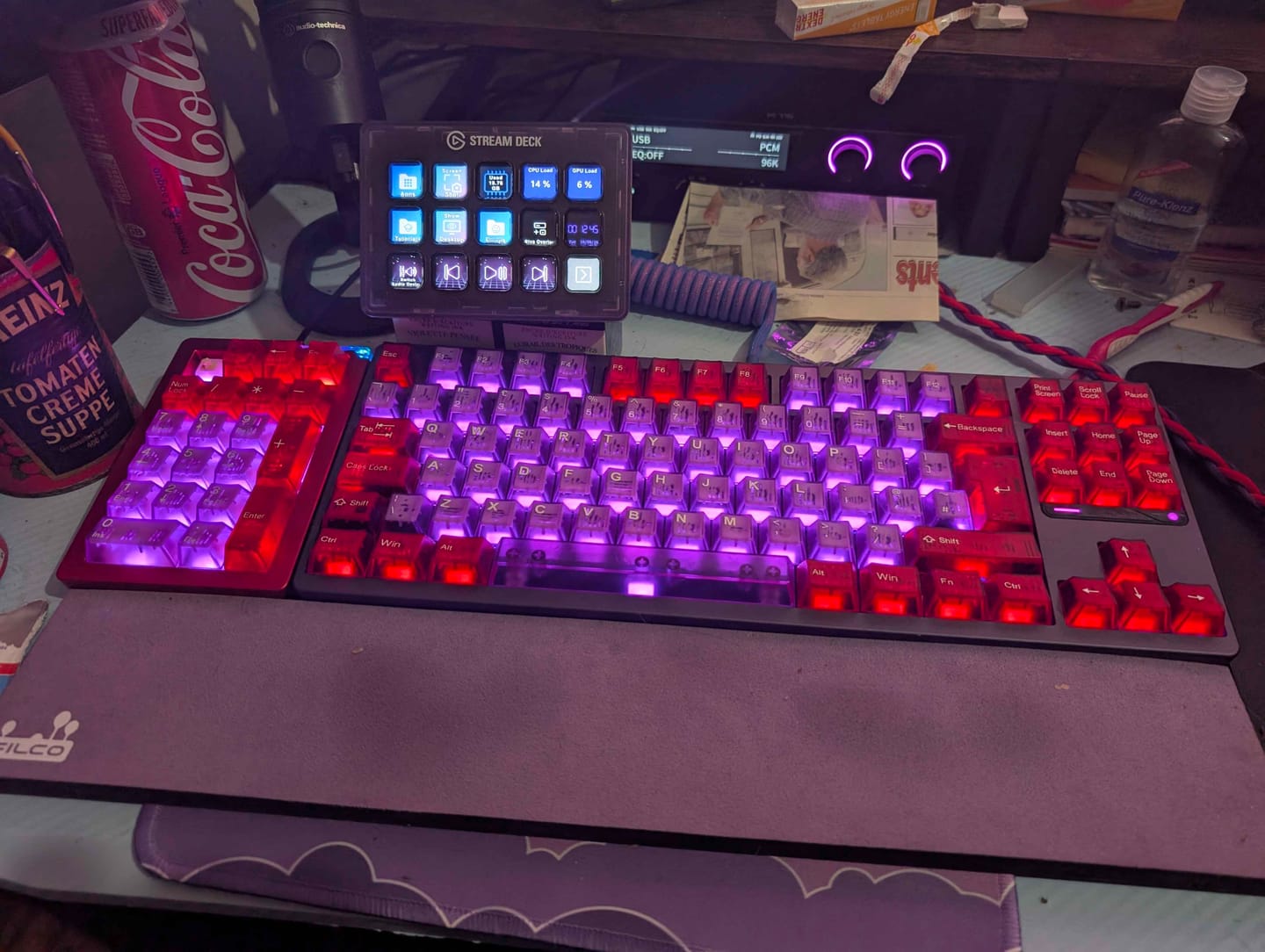 Customer photo review of Weikav Stars21 21-Key Aluminum Wireless/USB Numpad