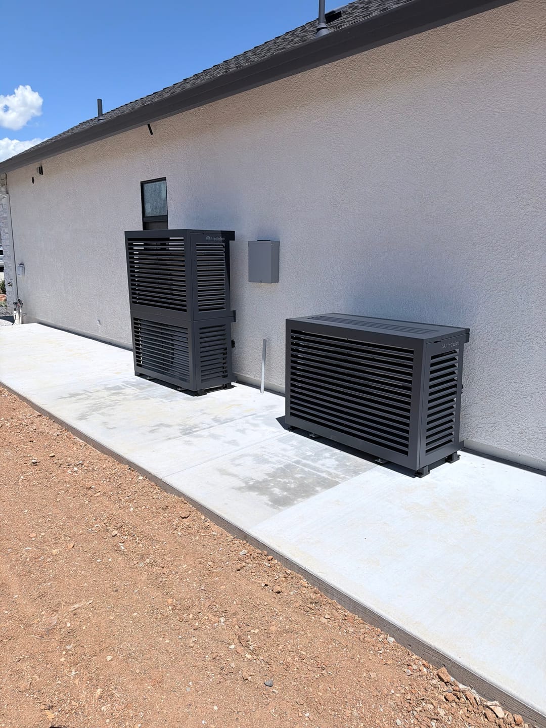 Customer photo review of Mini-Split AC Cover - Black