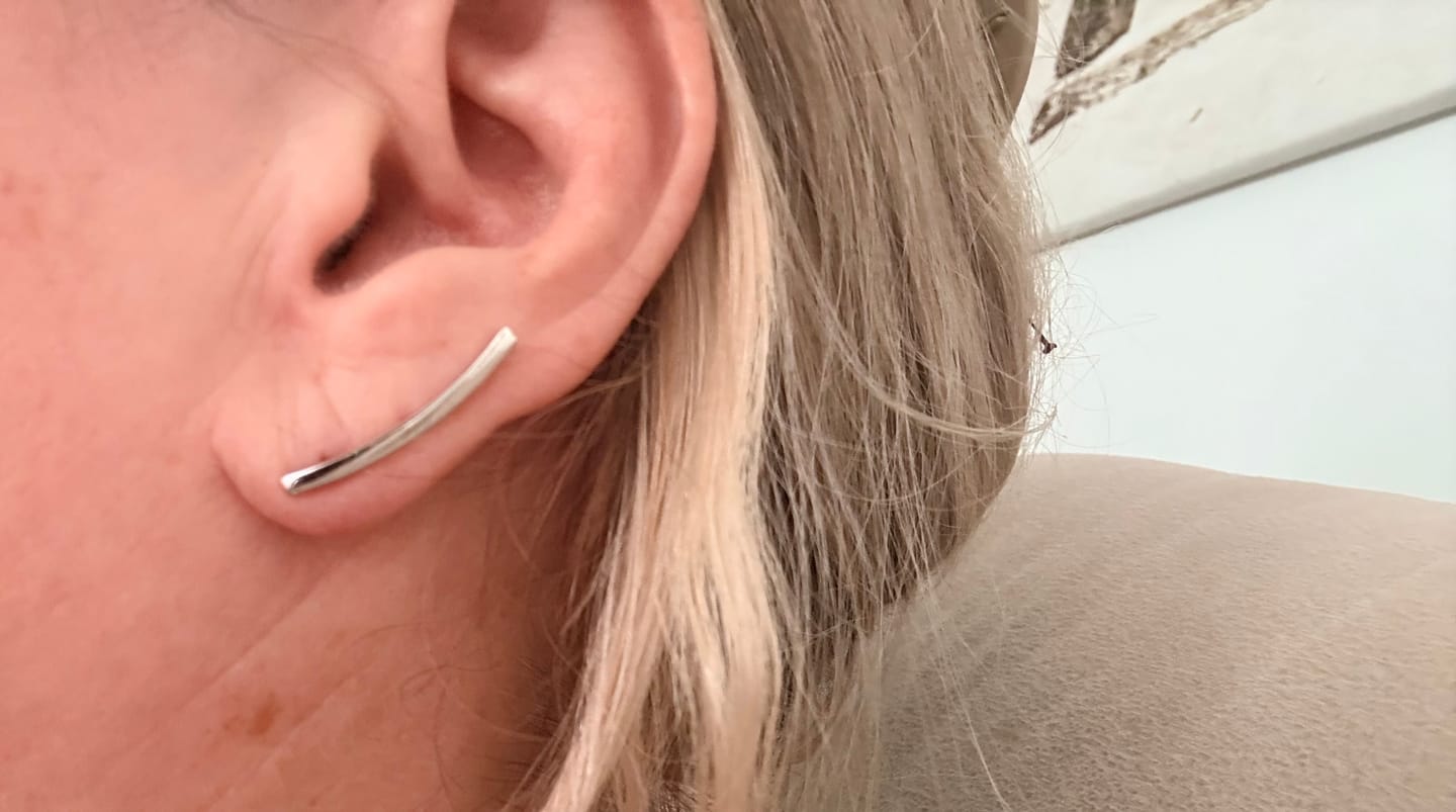Customer photo review of Ear climber Zoé