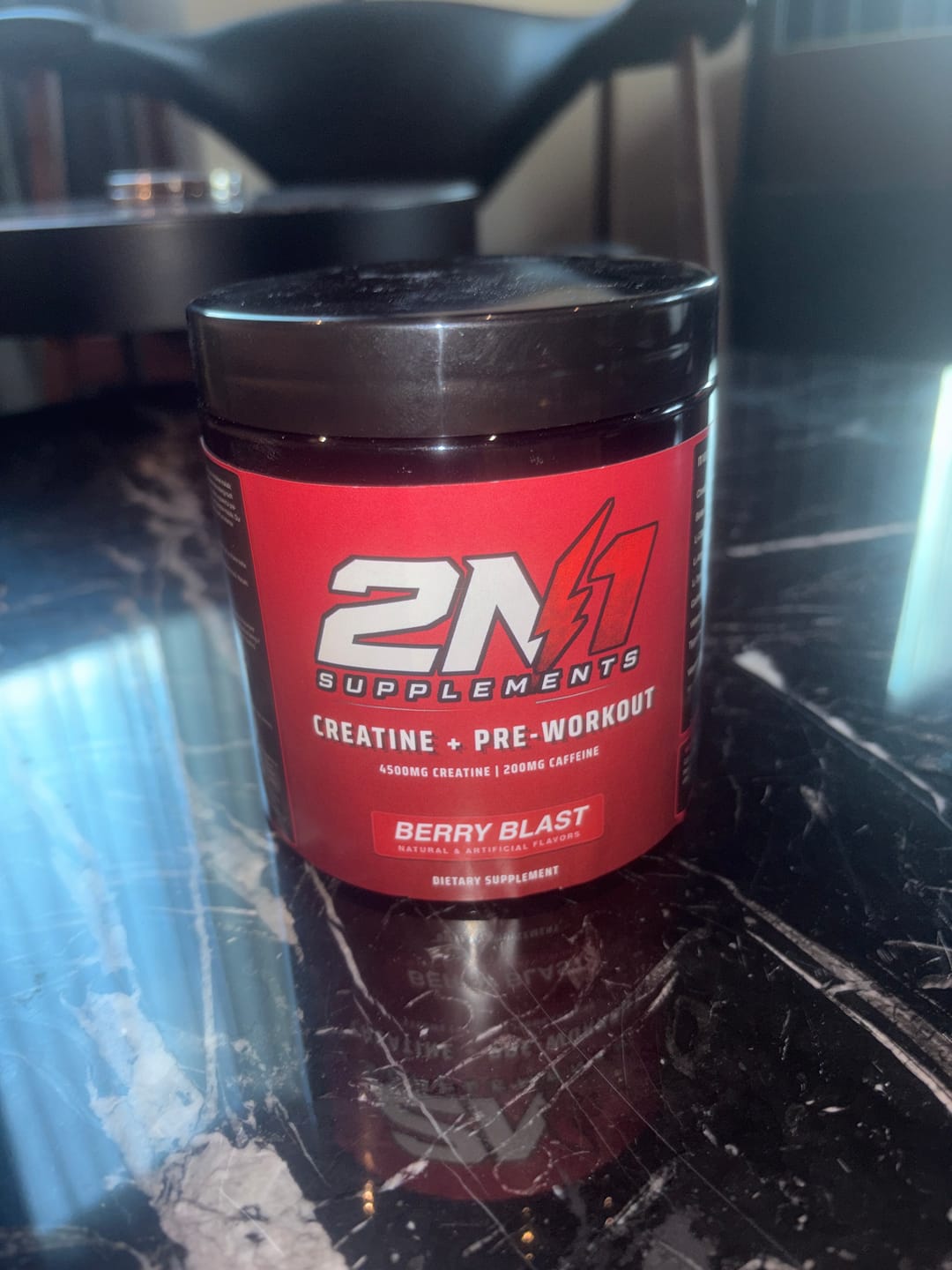 Customer photo review of 2N1 Pre-Workout + Creatine | Two Supplements, One Scoop (200g)