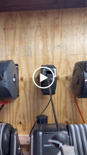 Customer video review of Retractable Extension Cord Reel-12/14/16 AWG