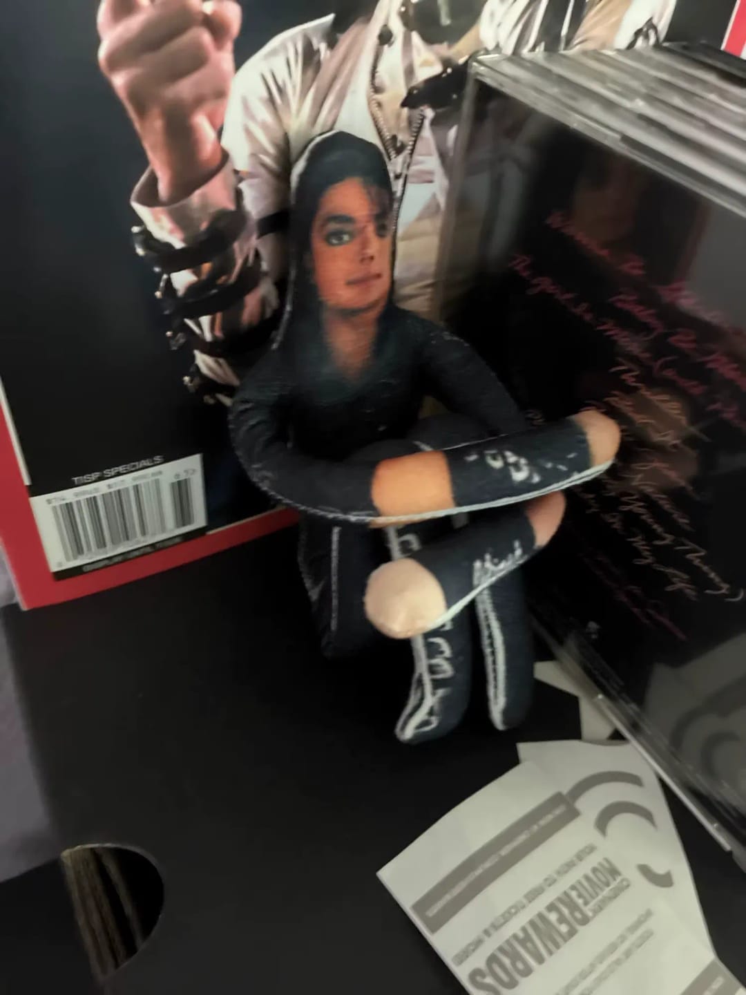 Customer photo review of Michael Jackson Funny Doll Plush