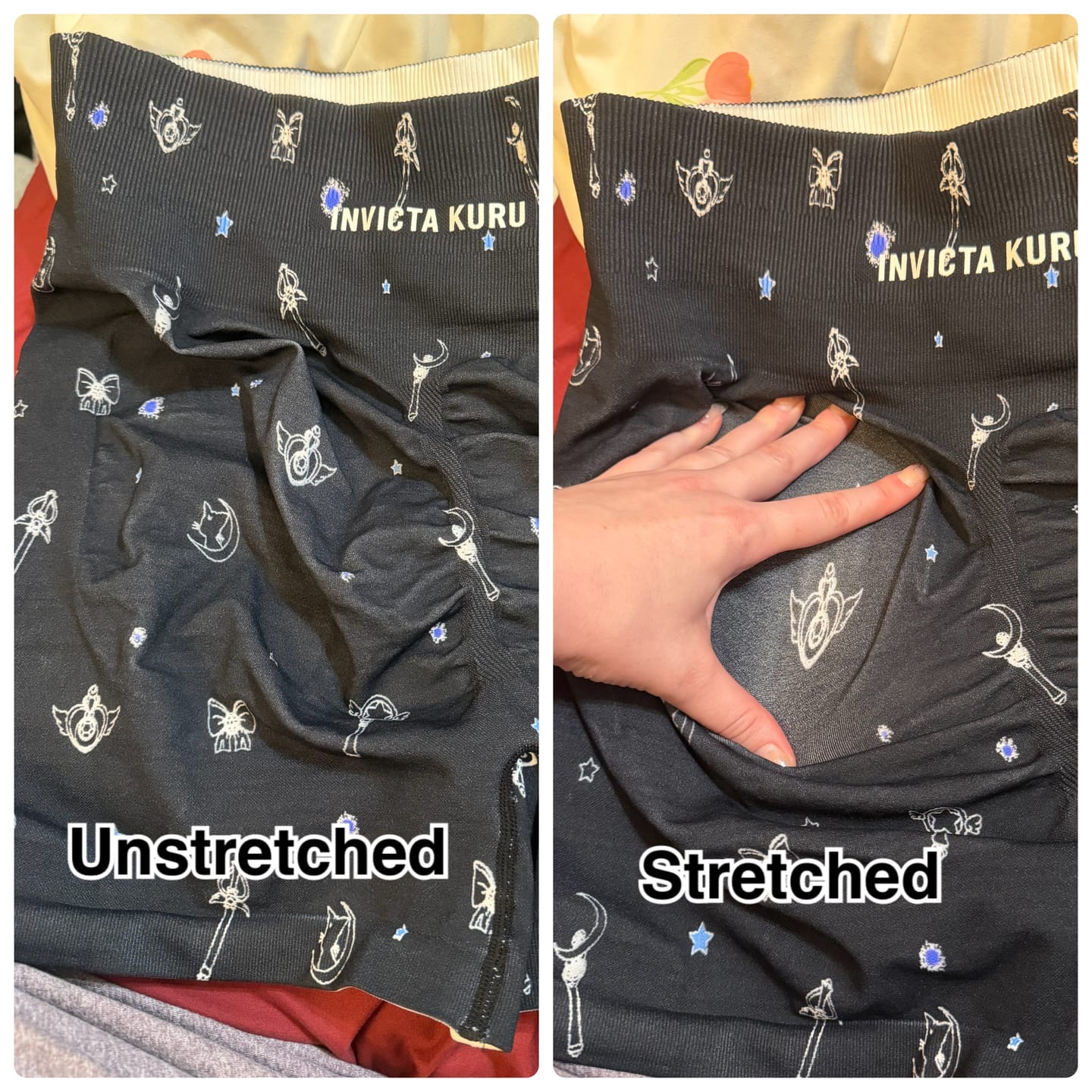 Customer photo review of Moon Seamless Shorts