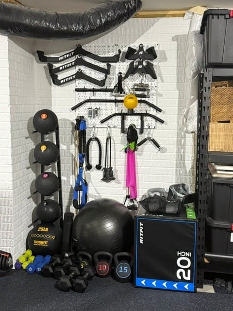 Customer photo review of RitFit Rubber Hex Dumbbells Pairs and Sets