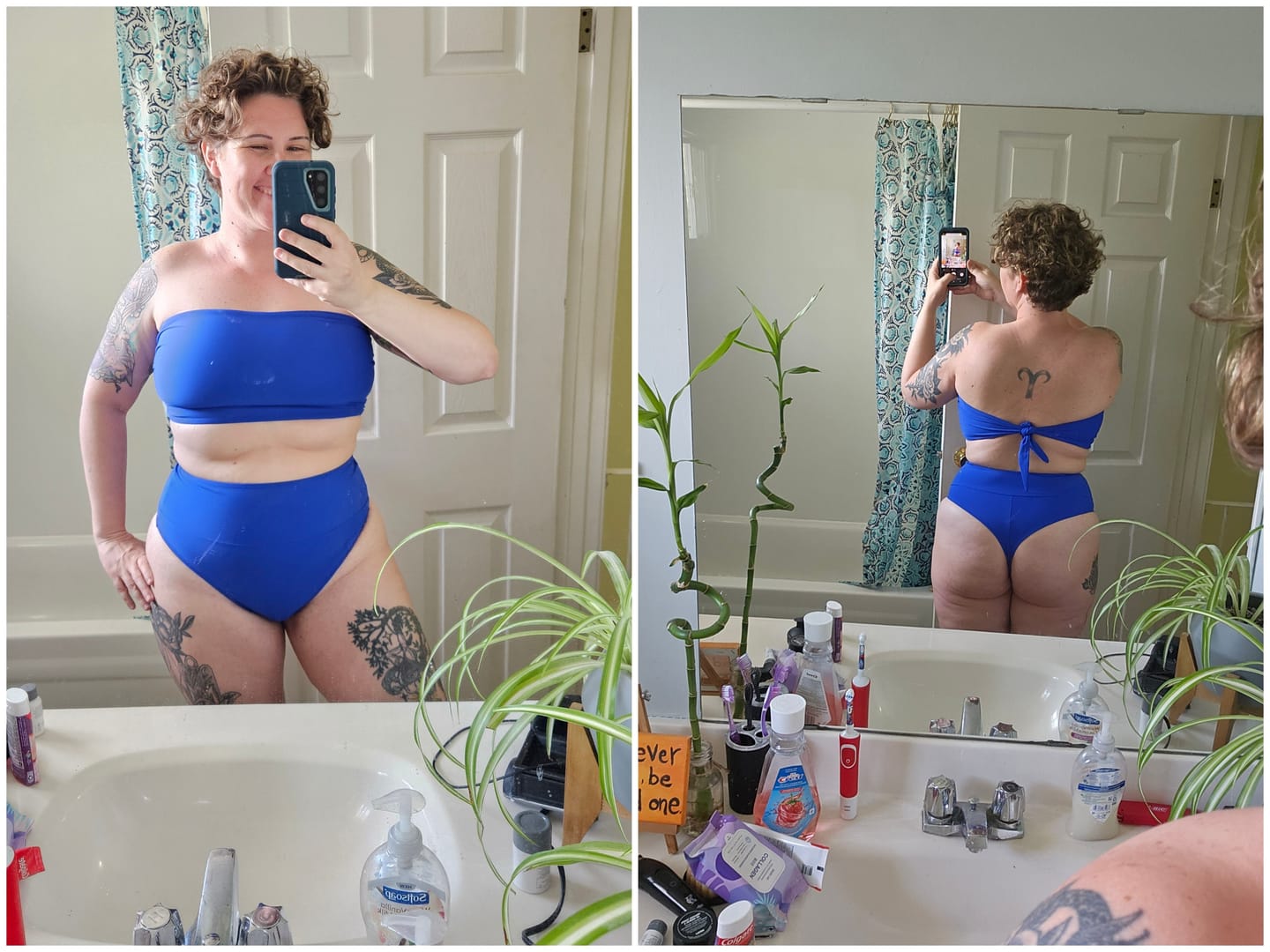 Customer photo review of 'Fearless' Bandeau Bikini Top
