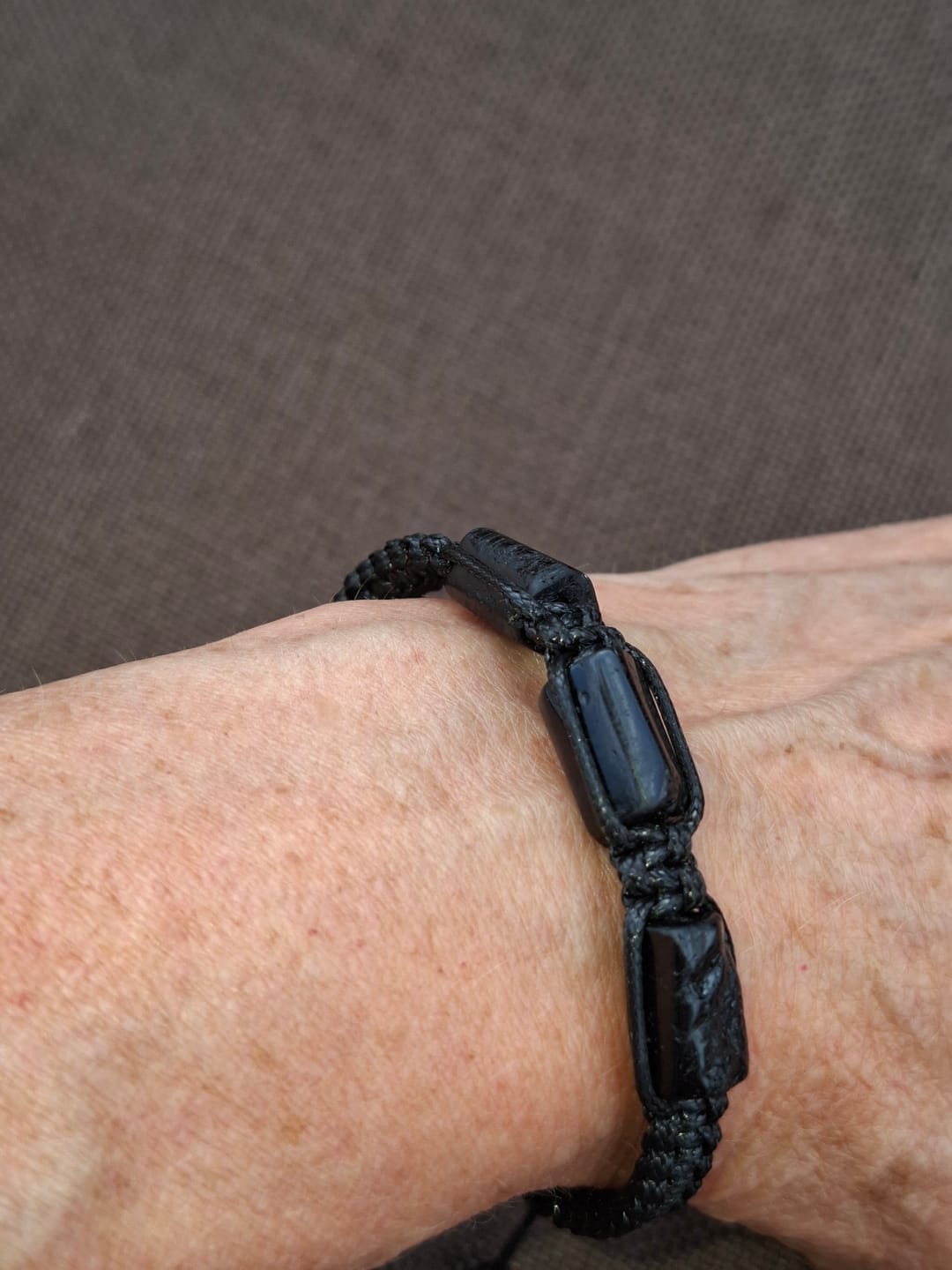 Customer photo review of Turmalin Armband - Unbearbeitet