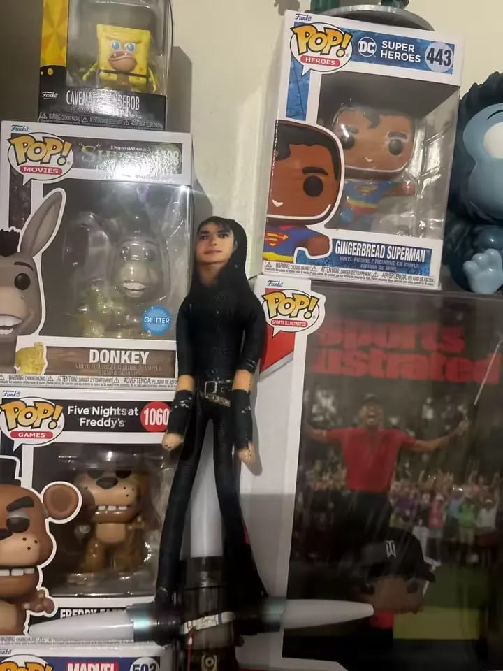 Customer photo review of Michael Jackson Funny Doll Plush