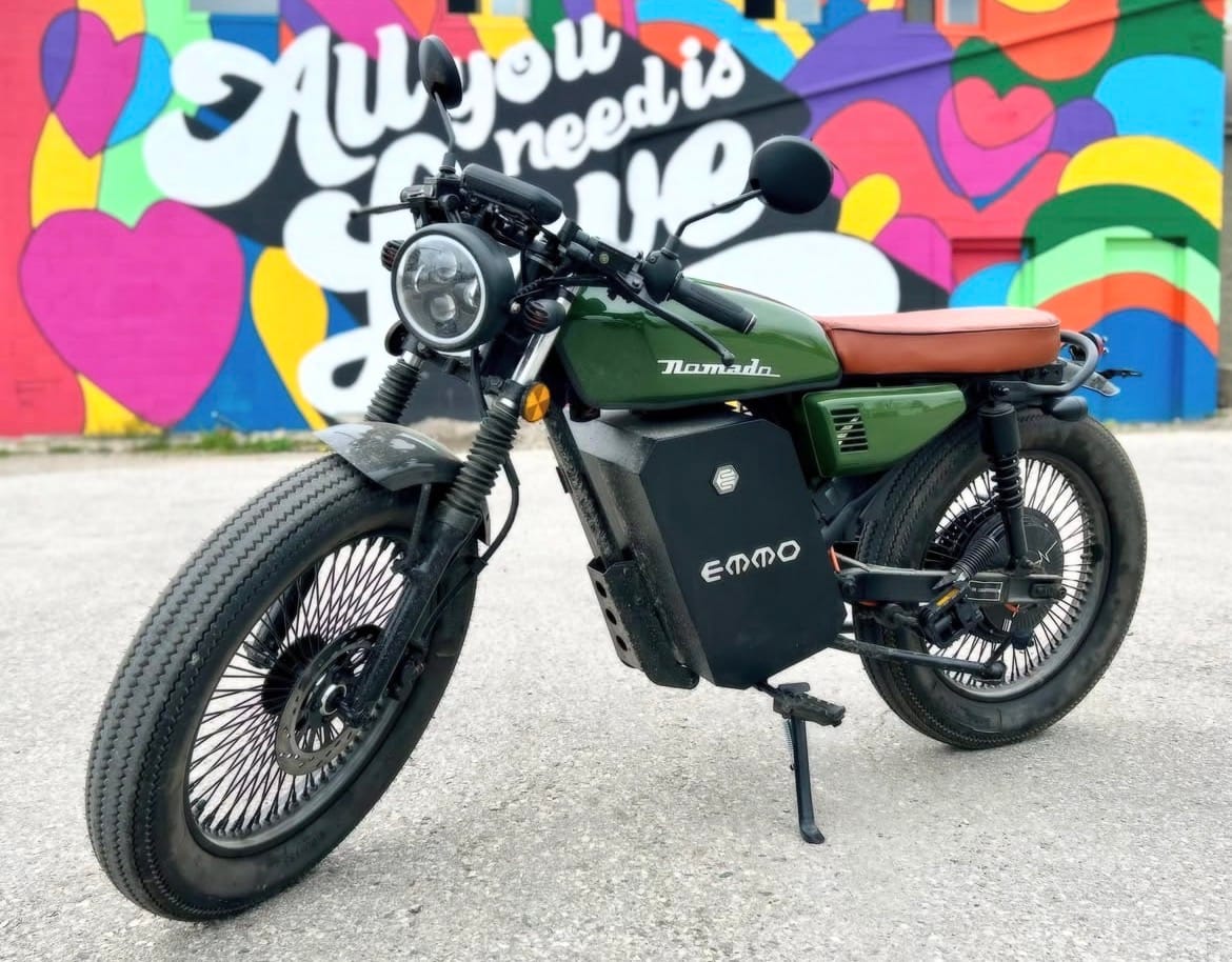 Customer photo review of Nomado Electric Motorcycle