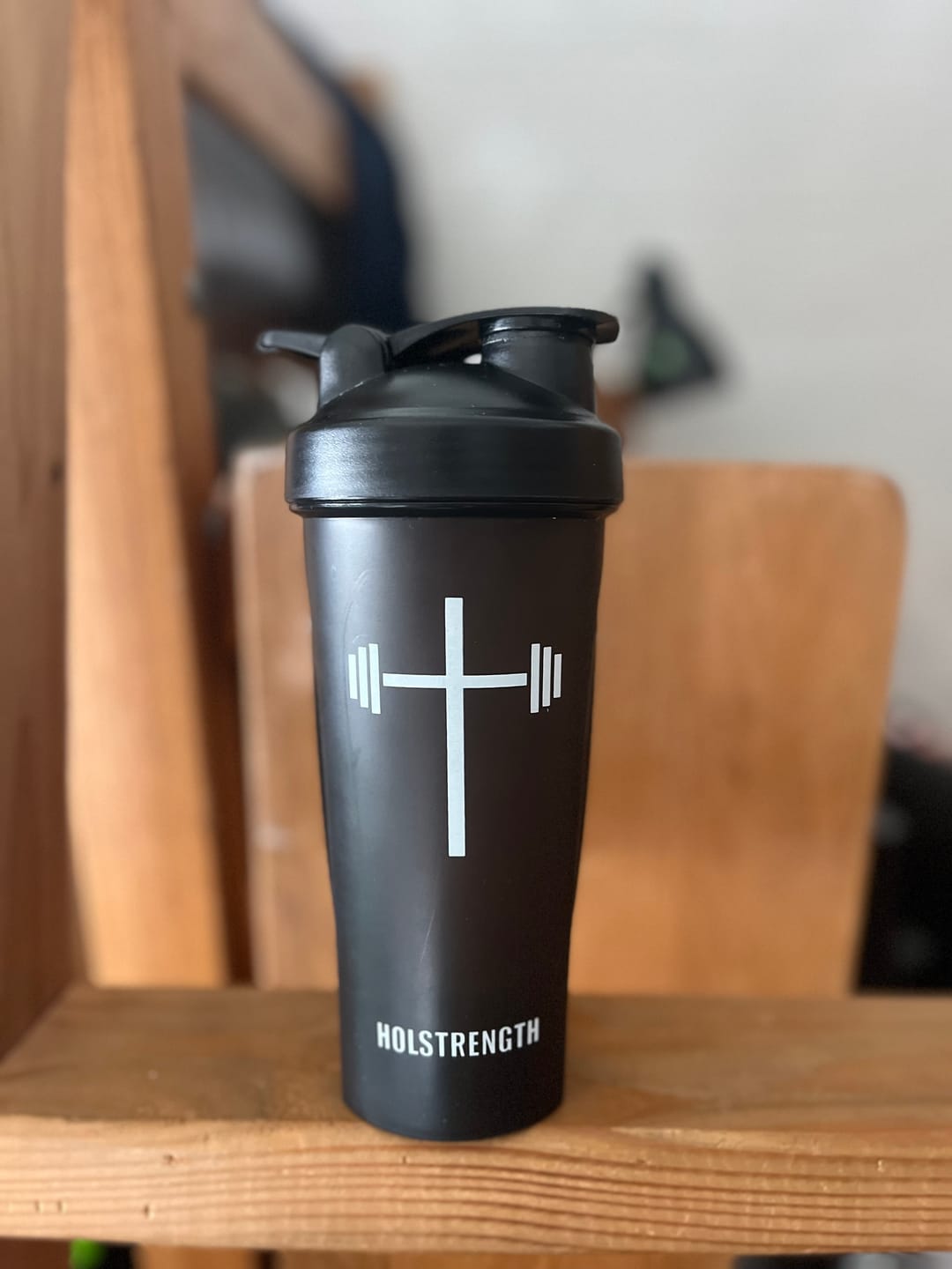 Customer photo review of HolStrength Blender Bottle