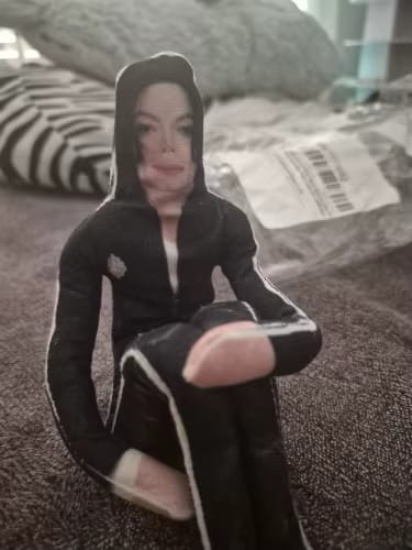 Customer photo review of Michael Jackson Funny Doll Plush