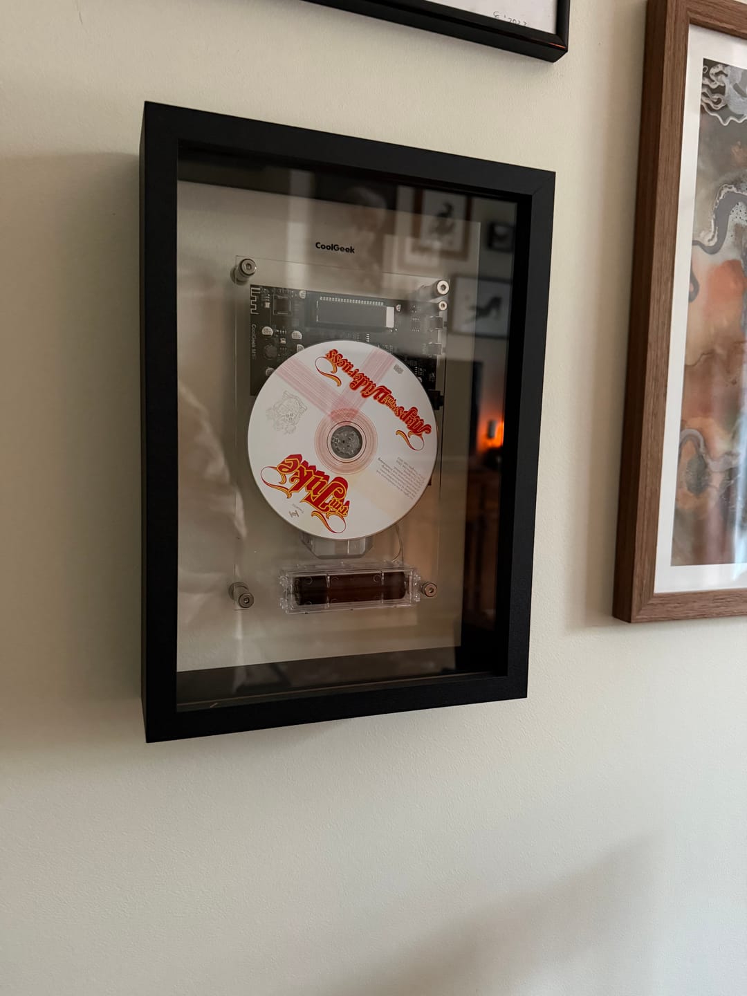 Customer photo review of M1 Music Frame CD Player