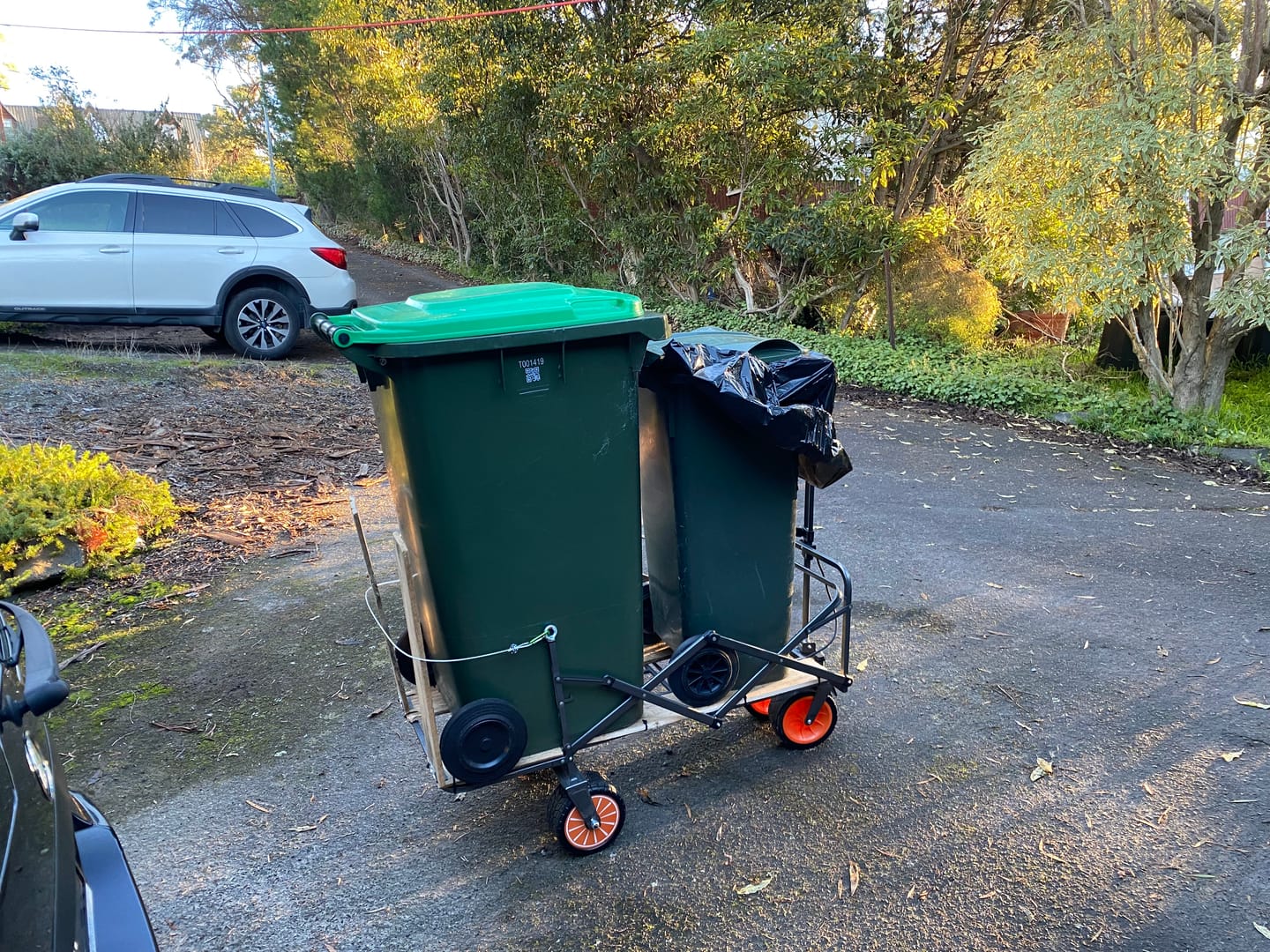 Customer photo review of Nomad Hybrid Electric Heavy-Duty Camping Trolley