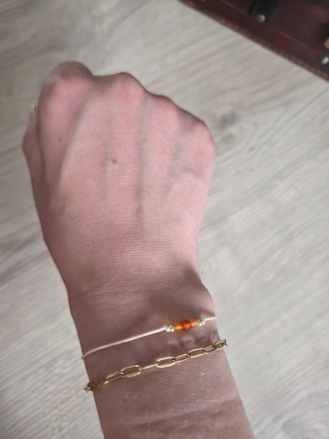 Customer photo review of Karneol Armband - Naturband