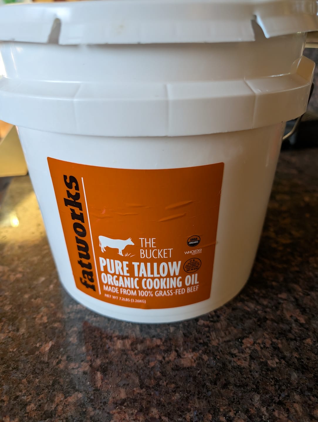 Customer photo review of 1 Gallon Organic Grass-Fed Beef Tallow