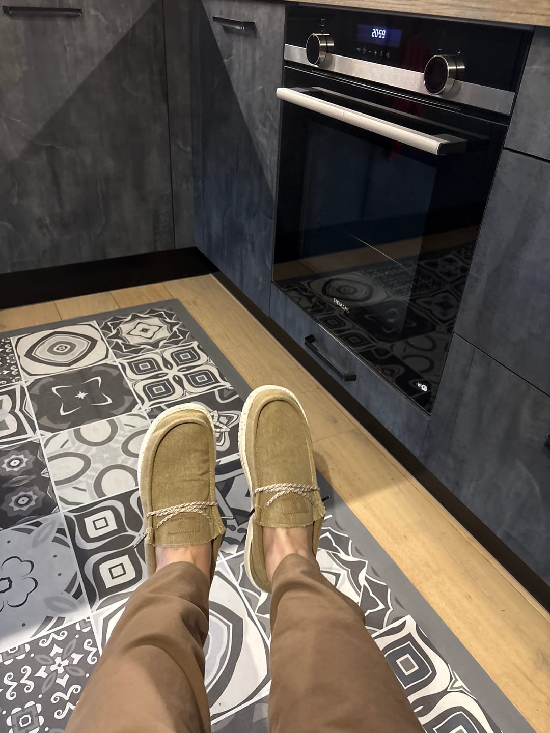 Customer photo review of Chaussures bateau Saint-Jean beige