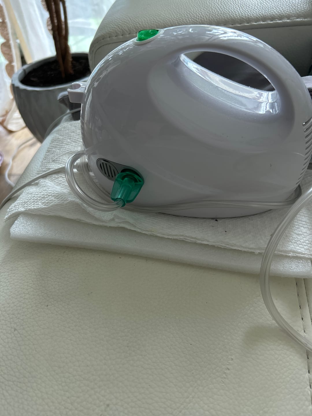 Customer photo review of 7% Saline Solution Vials — Compatible with Nebulizer Machines & Mesh Nebulizers  50 Pack