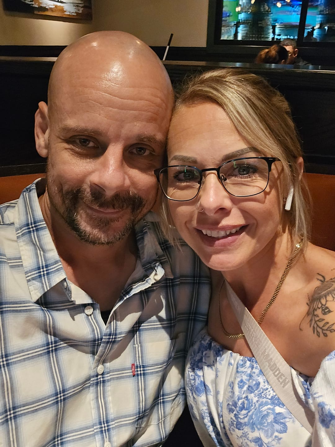 Customer photo review of Couple Personalized Canvas Prints - Custom Photo & Text - 5 Sizes - Anniversary Gift, Love Gifts, Couple Gifts for Her, I Choose You - Dem Canvas