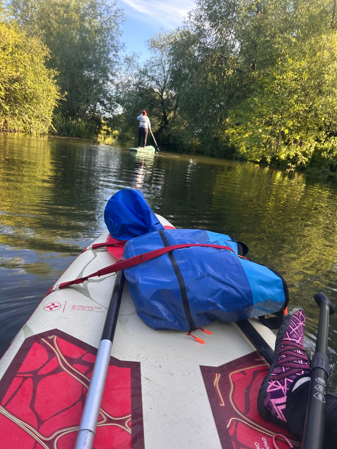 Customer photo review of Aquaplanet Waterproof Tote Bag 20L - Blue Bay