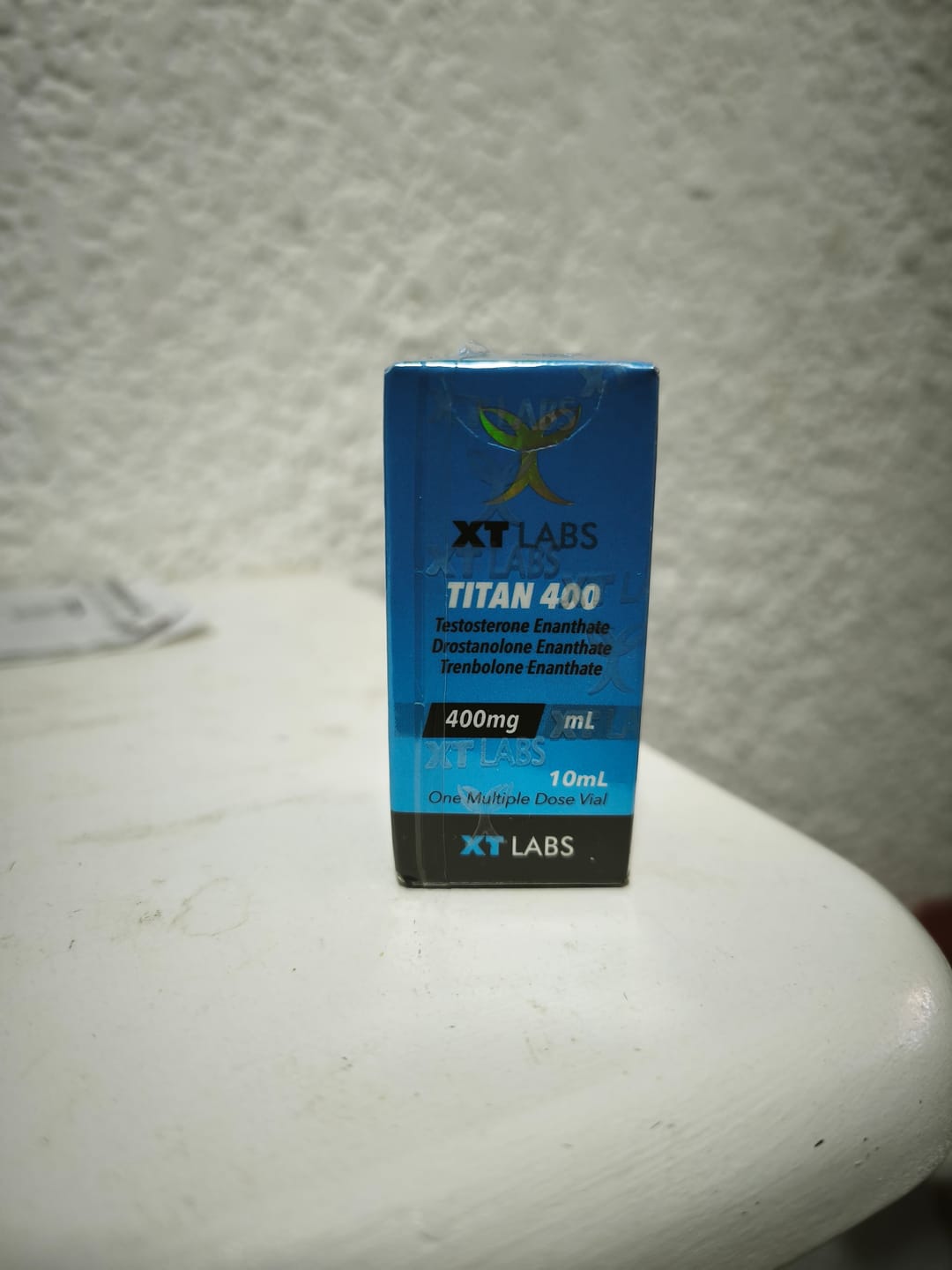 Customer photo review of TITAN | Testosterona, Drostanolona & Trembolona Enantato 400mg 10ml