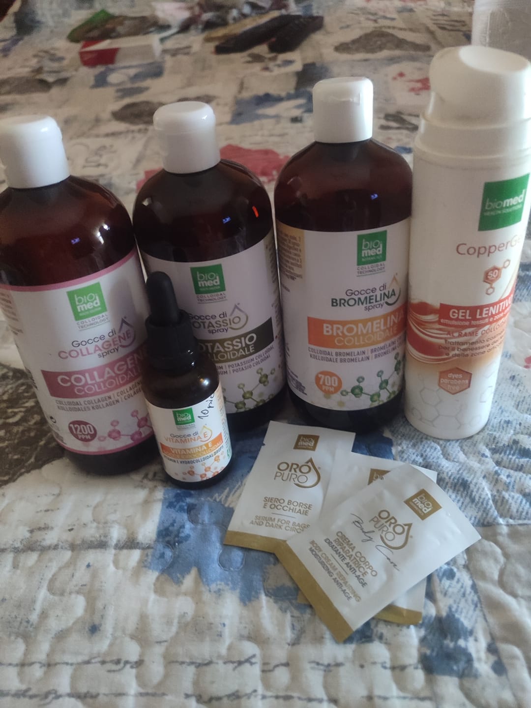 Customer photo review of Omaggio Set provami Comestica ORO Puro