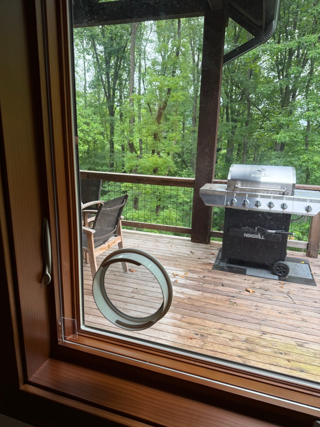 Customer photo review of Custom Portable AC Window Kit for Casement Windows