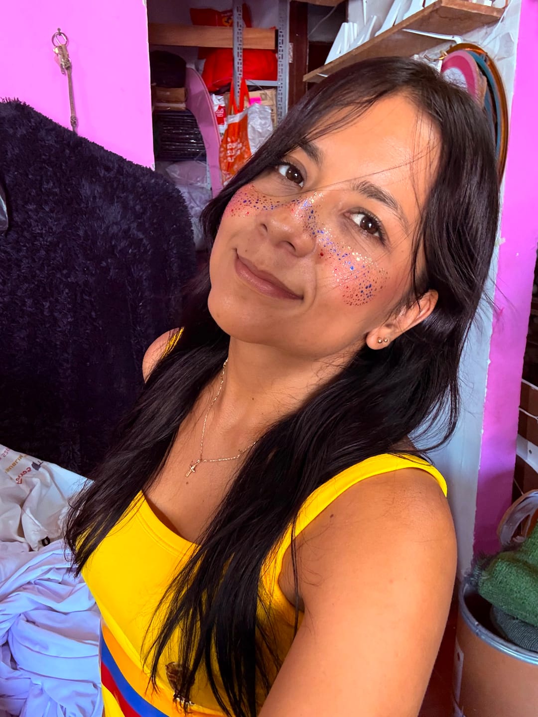 Customer photo review of Stickers Temporales para Apoyar la Tricolor - Nipskin®