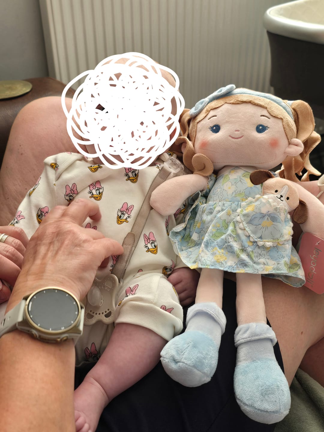 Customer photo review of Personalized Lily Girl & Her Pet