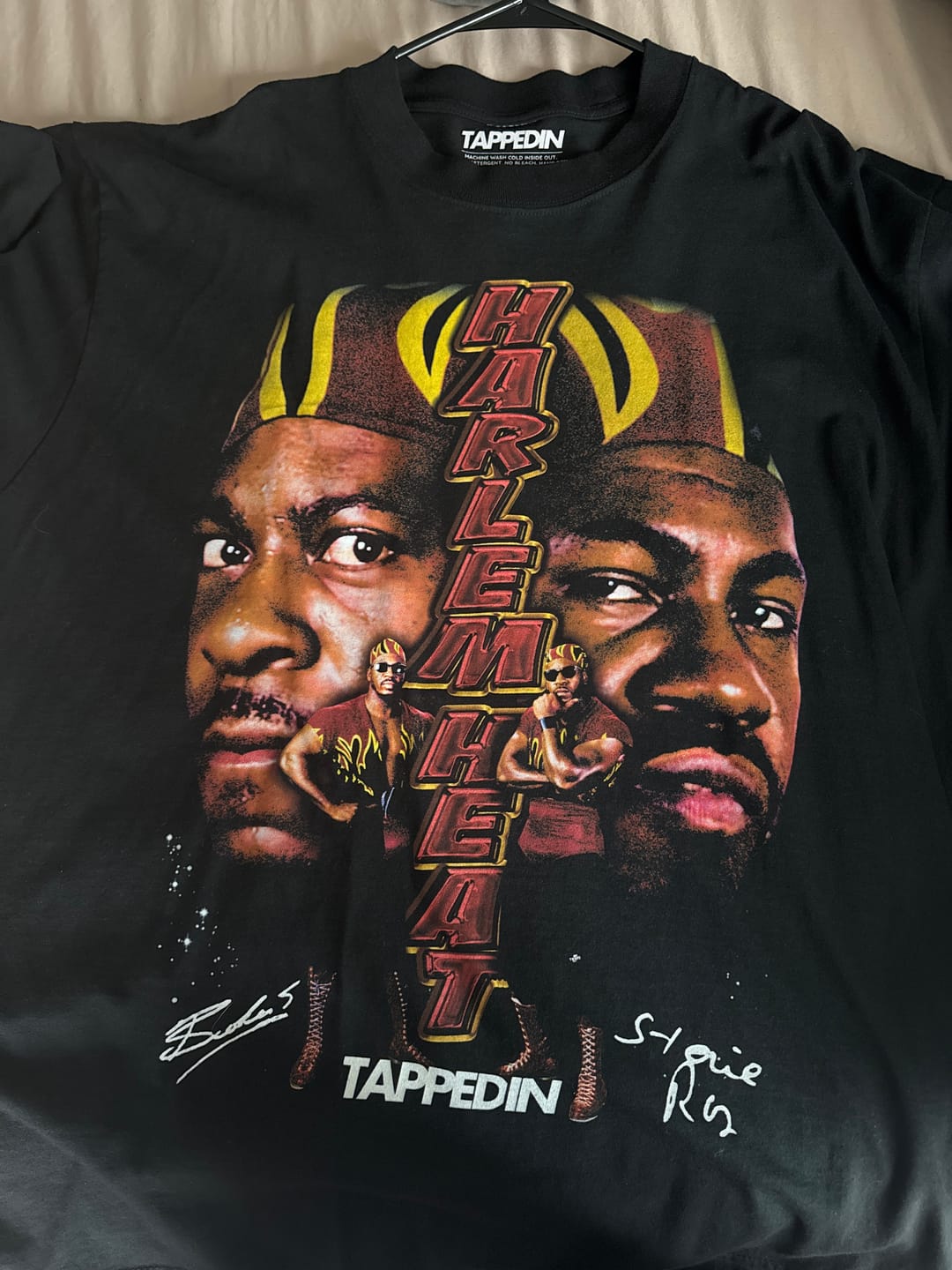 Customer photo review of HARLEM HEAT [MYSTERY TEE]