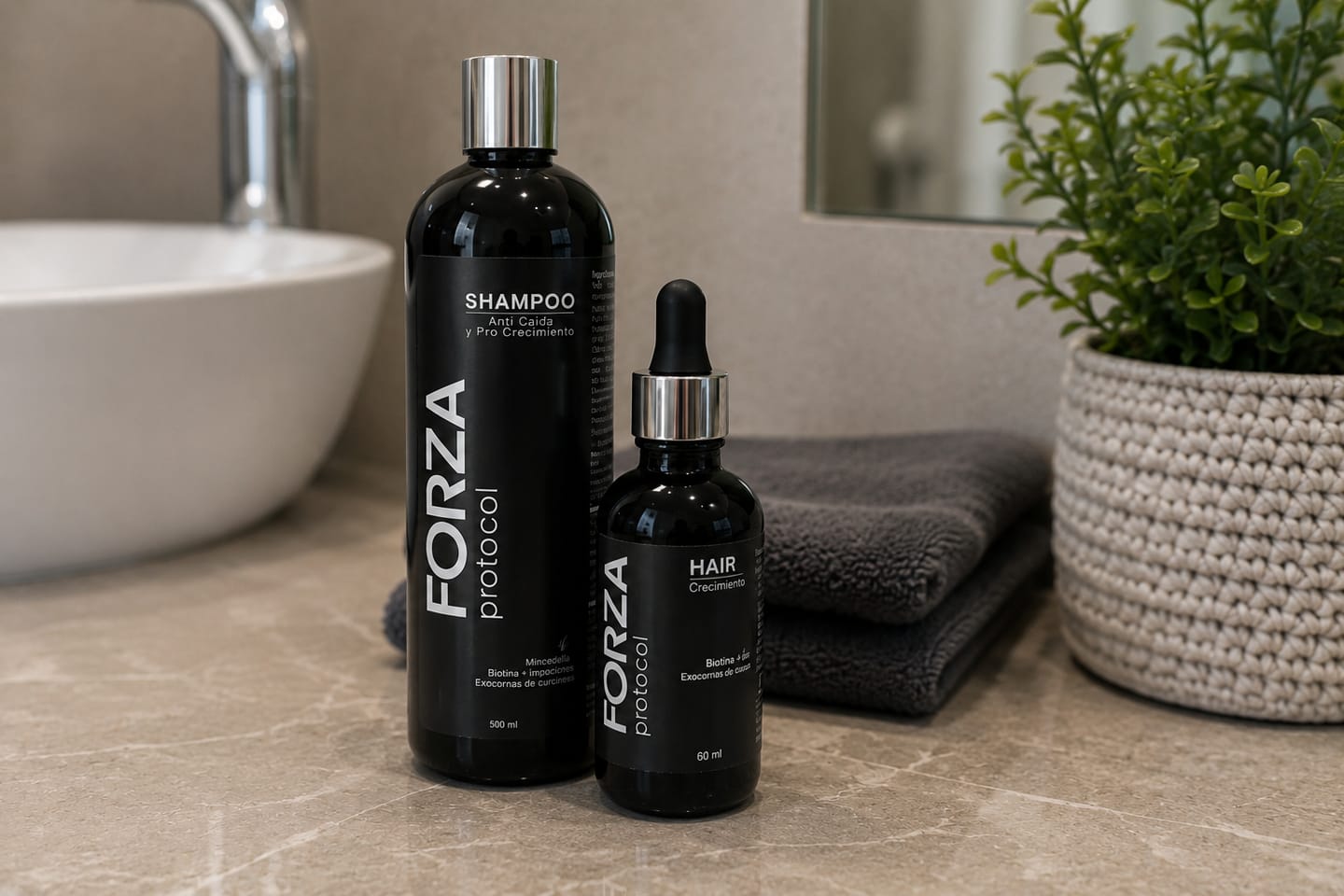 Customer photo review of Hair Tonic | Crecimiento Capilar 2X1