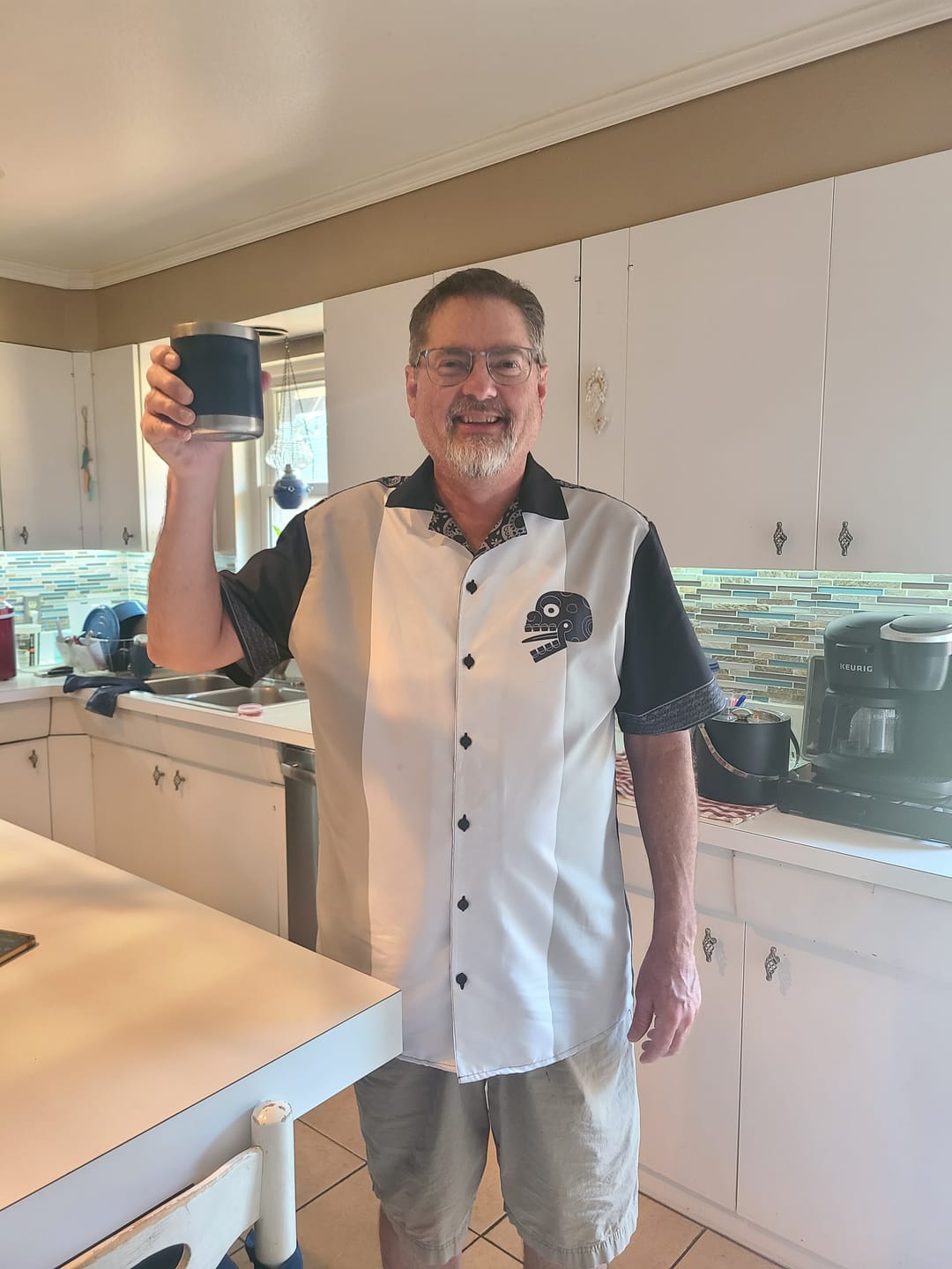 Customer photo review of Miquiztli Button Up Guayabera Shirt