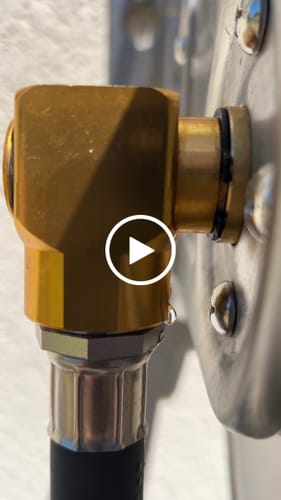 Customer video review of Wall Mounted Hose Reel-Stainless Steel-Heavy Duty