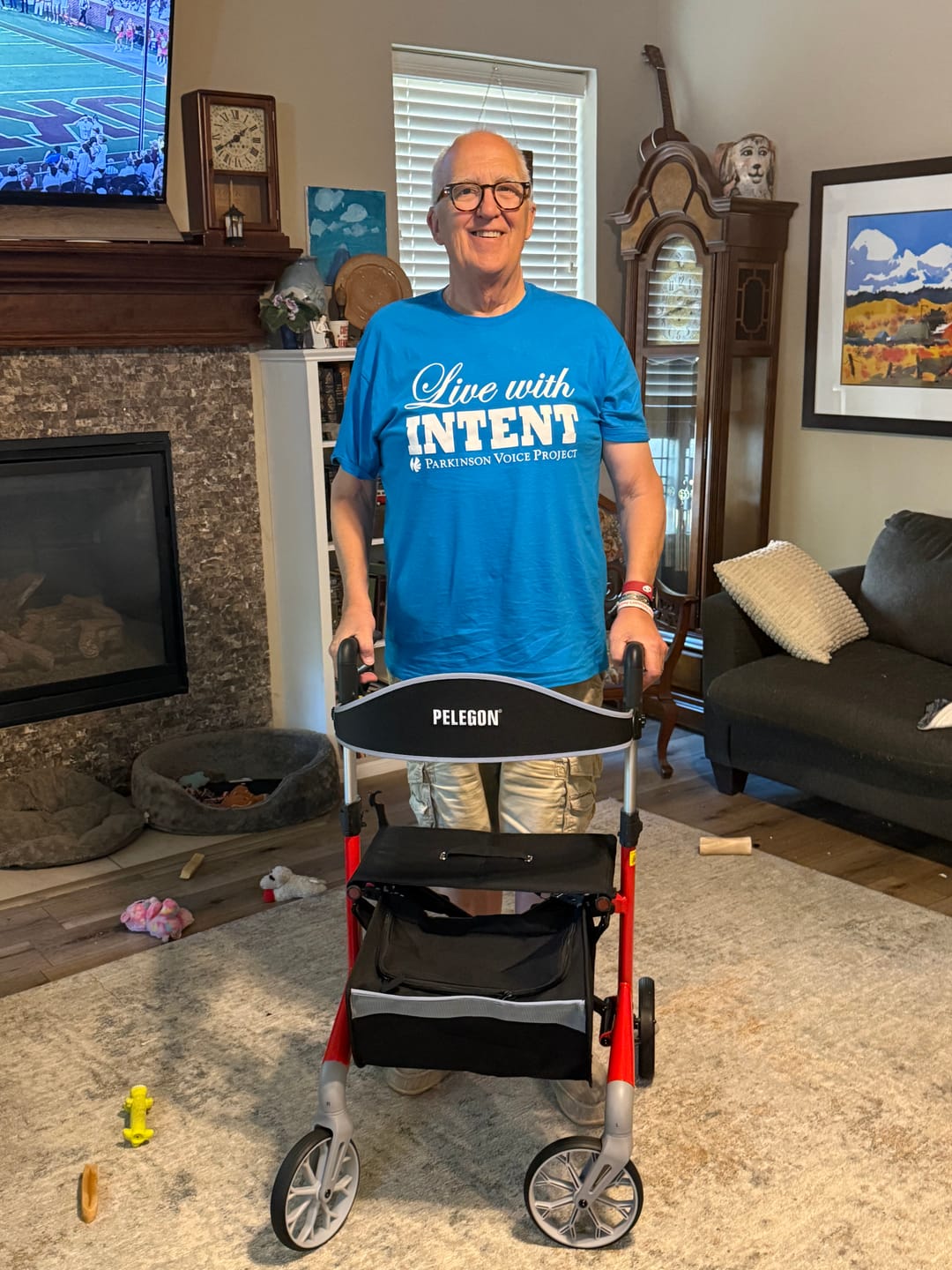 Customer photo review of Pelegon Rollator Walker with Seat