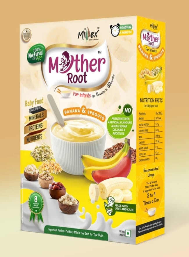 Customer photo review of Value/introductory Combos | Mother Root Carrot & Almond |  Banana & Sprouts (Total 800g - each 400g)