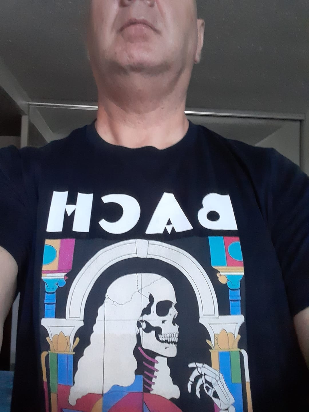 Customer photo review of J.S. Bach: Skeleton T-Shirt