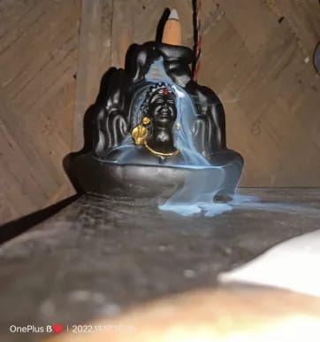 Customer photo review of Aurum Adiyogi™ Smoke Fountain