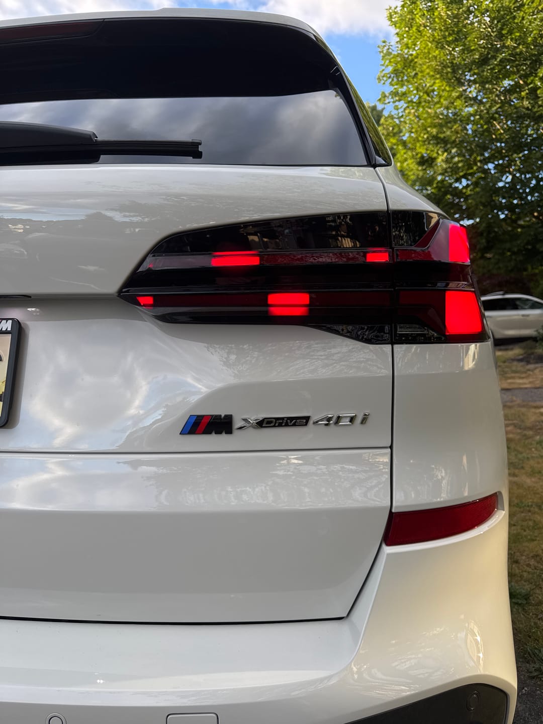 Customer photo review of GLOSS BLACK BMW M TRUNK BADGE