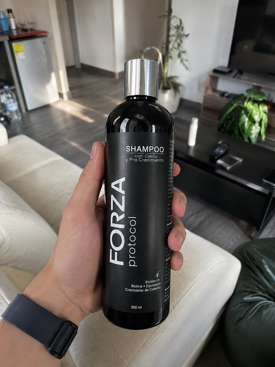 Customer photo review of Hair Tonic | Crecimiento Capilar 2X1