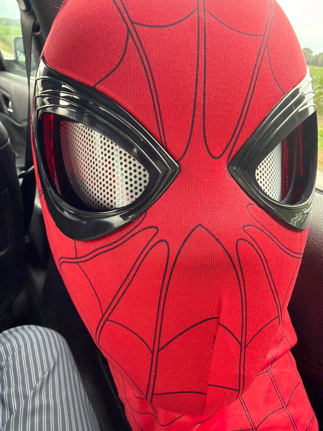 Customer photo review of The OG Spidey Gear™ - Winking Mask