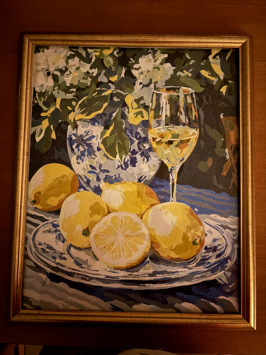 Customer photo review of Malen nach Zahlen - Zitrone und Wein