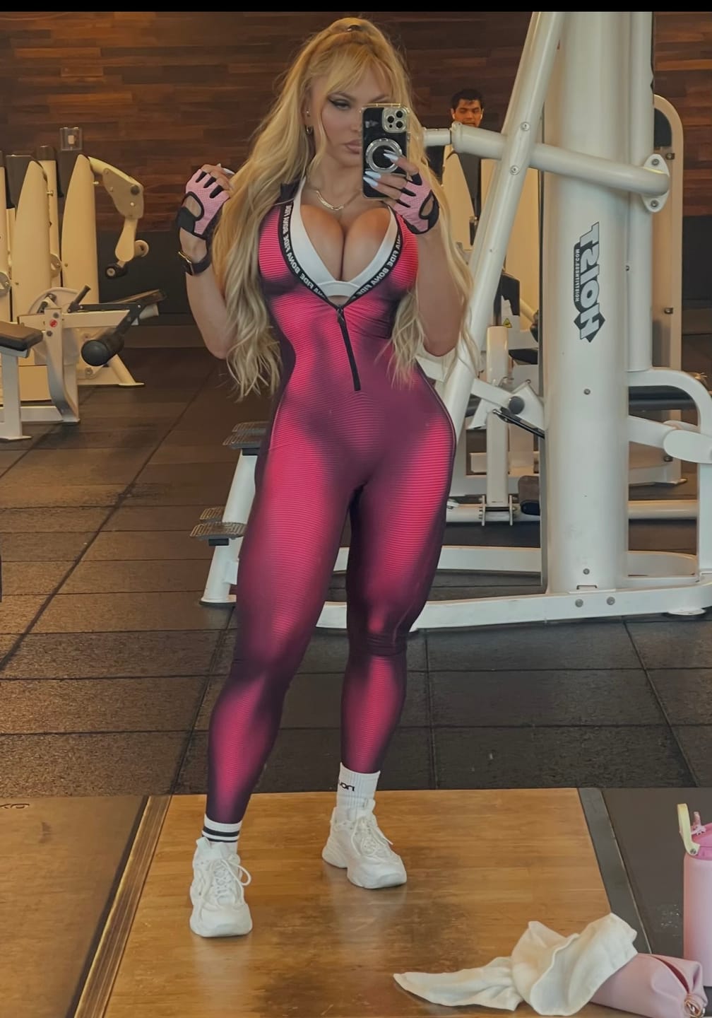 Customer photo review of Jumpsuit Halter Naked
