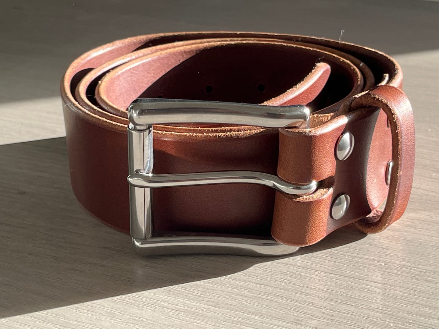 Customer photo review of The Man Belt - Rich Brown