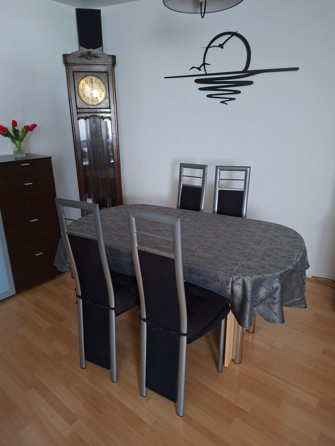 Customer photo review of Décoration murale en métal - Coucher du soleil (SUN.04)