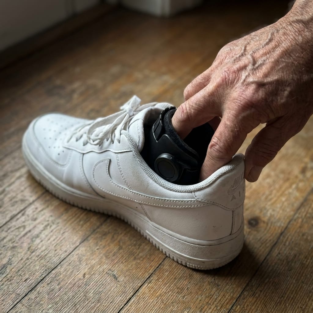 Customer photo review of Stride AFO Brace — Foot Drop Support
