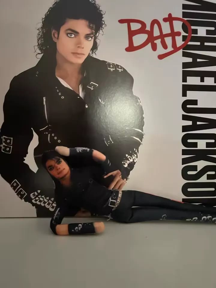 Customer photo review of Michael Jackson Funny Doll Plush