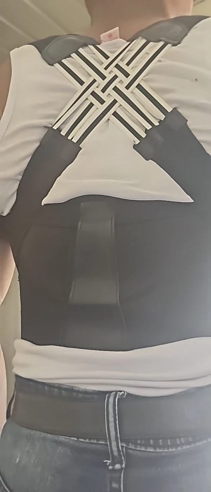 Customer photo review of Back Posture Corrector Band
