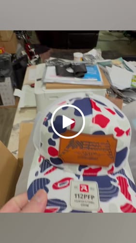 Customer video review of Premium Custom Leather Patch Hats (Wholesale)