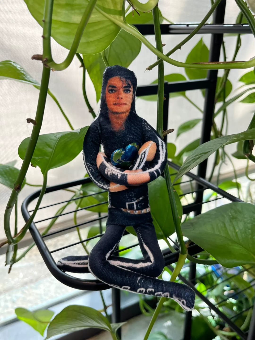 Customer photo review of Michael Jackson Funny Doll Plush