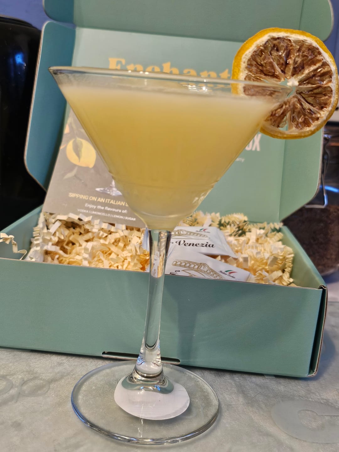 Customer photo review of Monthly Cocktail Subscription Box