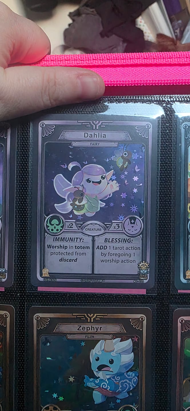 Customer photo review of TOTYM Trading Card Game | Genesis Base Set - 1st Edition