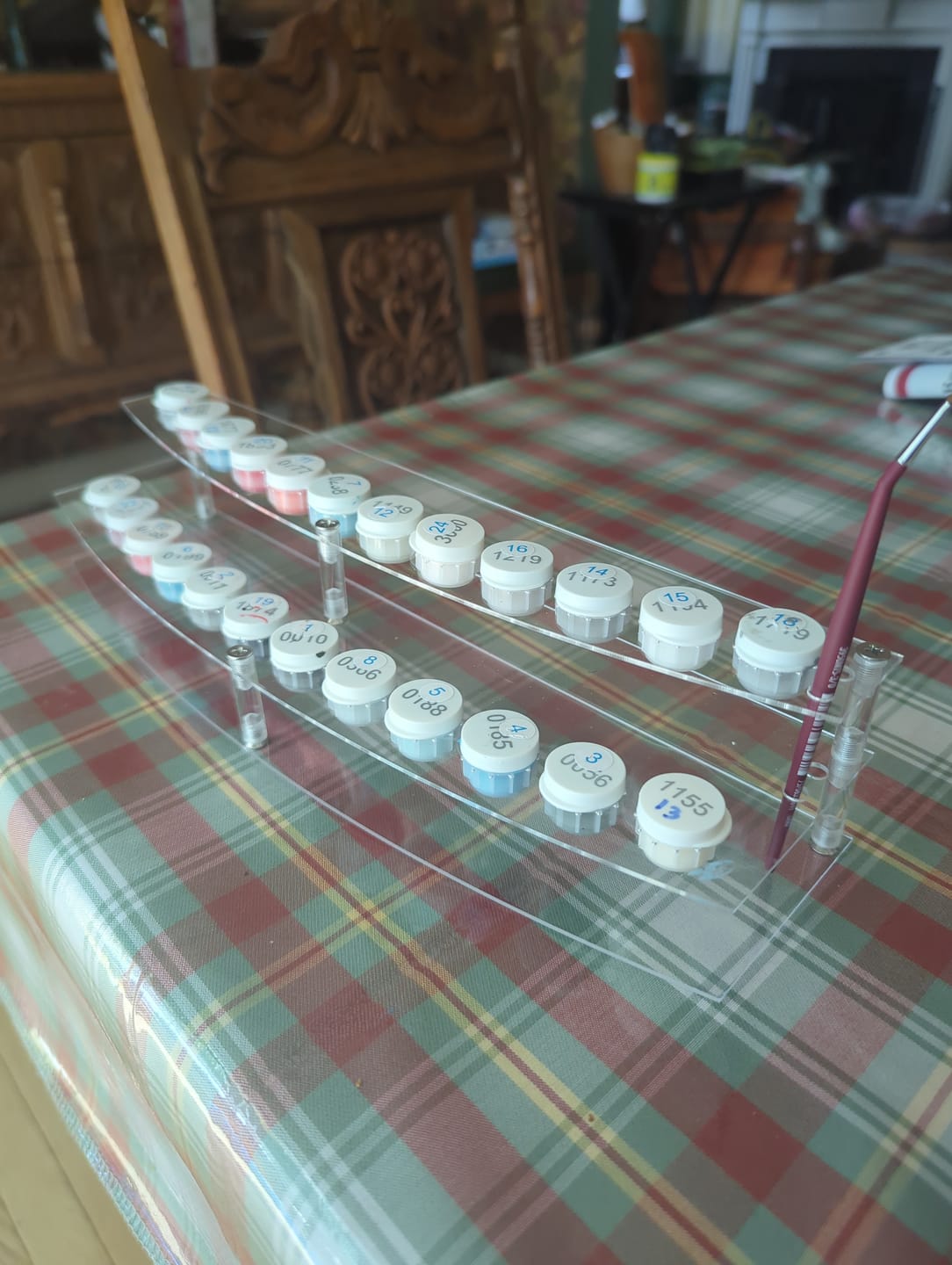Customer photo review of Paint Organizer Stand